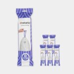 Brabantia - sac poubelle perfectfit code d 15 - 20l - 6 rouleaux de 20 sacs Brabantia - sac poubelle perfectfit code d 15 - 20l - 6 rouleaux de 20 sacs