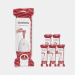 Brabantia - sac poubelle perfectfit code j 20 - 25l - 6 rouleaux de 20 sacs Brabantia - sac poubelle perfectfit code j 20 - 25l - 6 rouleaux de 20 sacs