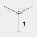 Brabantia - séchoir topspinner 40 mètres avec douille plastique diamètre 45mm Brabantia - séchoir topspinner 40 mètres avec douille plastique diamètre 45mm