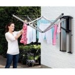 Brabantia schoir wallfix - 24 m - gris mtallique