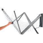 Brabantia - wallfix - s�choir - 24 m - avec housse - metallic grey