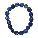 Bracelet - ab - lapis lazuli - 18cm - Élastique - 20 perles 10mm Bracelet - ab - lapis lazuli - 18cm - Élastique - 20 perles 10mm