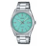 Montre - casio - montre casio classique - acier inoxydable - cadran vert - tanchit 5 atm