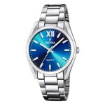 Montre - festina - f20622 / i - acier inoxydable - fond bleu - verre min�ral