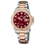Montre femme - festina - boyfriend - cadran bordeaux - acier bicolore - Étanche 100m Montre femme - festina - boyfriend - cadran bordeaux - acier bicolore - Étanche 100m