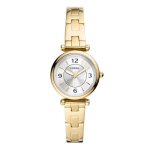 Bracelet acier femme - fossil - montre fossil carlie acier dor� - couleur de la mati�re:jaune