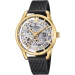 Montre - festina - automatique - acier noir - cadran squelette - 42. 8 mm