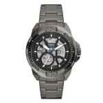 Montre automatique - fossil - bronson - acier anthracite - cadran avec mécanisme apparent - 44mm Montre automatique - fossil - bronson - acier anthracite - cadran avec mécanisme apparent - 44mm
