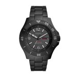 Montre homme - fossil - fossil fb - 02 - acier inoxydable - noir - etanche 10 atm