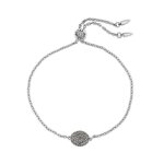 Bracelet - swarovski - adore - métal rhodié blanc - cristaux swarovski - réglable 15 - 22 cm Bracelet - swarovski - adore - métal rhodié blanc - cristaux swarovski - réglable 15 - 22 cm