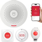 Bracelet alarme personne agee wifisyst�me dalerte intelligent compatible tuyasmart life et alexa bouton ...