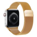 Bracelet apple watch - decoded - milan traction - maille milanaise dor�e - 38 / 40 / 41 / 42mm - r�sistant ...