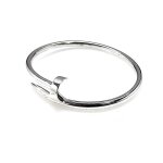 Bracelet argent 925m loi sur longle rigide [ab1612]