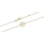 Bracelet - bijouxia - arbre de vie - plaqu� or 18 carats - mixte - 18 cm