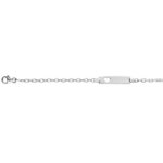 Bracelet - bijouxia - petit coeur - argent 925 - 16 cm - personnalisable - enfant