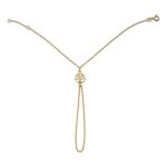 Bracelet chane de mainarbre de vie plaqu or 750 / 000garanti sans nickel
