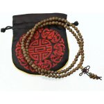 Bracelet - collier mala bouddhiste - 108 perles 6 mm palissandre