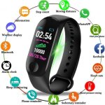 M3 bracelet connect tanche fitness tracker pression artrielle moniteur de frquence cardiaque - noir ...