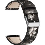 Bracelet en cuir pour montre - kal - bracelet cuir lib�ration rapide 18?22mm pour montre connect�eunisexe ...