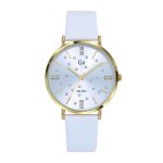 Bracelet cuir / tissu femme - go girl only - montre go girl only constellation cuir blanc - couleur de ...