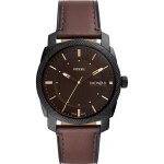 Montre - fossil - fossil machine - cuir brun - quartz - analogique Montre - fossil - fossil machine - cuir brun - quartz - analogique
