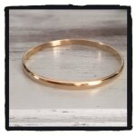 Bracelet demi - jonc - bijouxia - plaqu� or 18 carats - dor� - femme - neuf avec �tiquette