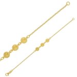 Bracelet femme - jouailla bijoux - collection romaine - argent 925 dor - garantie 5 ans