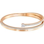 Bracelet femme swarovski - plaqu or rose - cristal blanc - collection fresh[761]