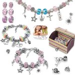 Bracelet fille cadeau 6 - 13 ans bijoux enfants ado jouet kit cratif breloques creation de anniversaire ...
