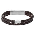 Bracelet fossile jf02934040 pour homme