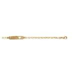 Bracelet gourmette - bijouxia - petit coeur - plaqué or 18 carats - longueur 16 cm - réglable 13 cm Bracelet gourmette - bijouxia - petit coeur - plaqué or 18 carats - longueur 16 cm - réglable 13 cm