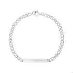 Bracelet gourmette cleor en argent 925 / 1000 - blanc - 18 cm - homme Bracelet gourmette cleor en argent 925 / 1000 - blanc - 18 cm - homme