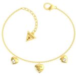 Bracelet - guess - ubb70038 - acier dor - cristal - enfant femme