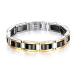 Bracelet homme acier inoxydable santé bracelet marque de luxe bracelet (la longueur peut être ajustée) ... Bracelet homme acier inoxydable santé bracelet marque de luxe bracelet (la longueur peut être ajustée) ...