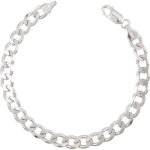 Bracelet homme argent massif 925 / 000 - maille gourmette - latelier dazur Bracelet homme argent massif 925 / 000 - maille gourmette - latelier dazur