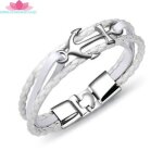 Bracelet homme - personnalit� sauvage alliage tissage ancre �tudiant pu bracelet