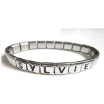 Bracelet italien personnalisable prnom ajustable