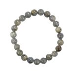 Bracelet en labradorite ab - pierre de protection - perles 8mm