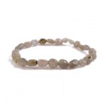 Bracelet labradorite de madagascar aaa - pierres roul�es gris - femme