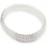 Bracelet large argent femme