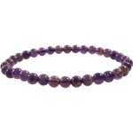 Bracelet lithoth�rapie en am�thyste naturelle - anti - stress et apaisant