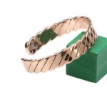 Bracelet magntique en cuivre large grand aimants de thrapie de la douleur de puissance leve 2 aimants ...