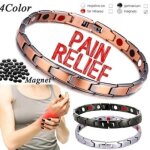 Bracelet magntique ecelen en or rose - pour hommes et femmes - thrapie magntique