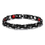 Bracelet magnétique - meai - 4 en 1 - perte de poids - anti - fatigue - hématite extensible Bracelet magnétique - meai - 4 en 1 - perte de poids - anti - fatigue - hématite extensible