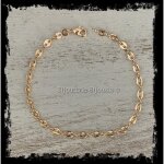 Bracelet maille grain de café - bijouxia - 18cm - plaqué or 18 carats 750 / 1000 Bracelet maille grain de café - bijouxia - 18cm - plaqué or 18 carats 750 / 1000