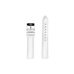Bracelet  montre - bobroff - bfs013 - cuir - boucle - blanc - 16 mm