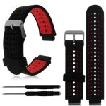 Bracelet de montre - bracelet de remplacement en silicone souple pour garmin forerunner 230 - 235 - 630 ...