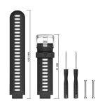 Bracelet de montre de remplacement de bracelet en silicone souple pour montre garmin forerunner 735xt ... Bracelet de montre de remplacement de bracelet en silicone souple pour montre garmin forerunner 735xt ...