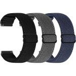 Bracelet en nylon �lastique 20mm - swapy - compatible garmin forerunner 55 / 165 / 245 / 645 - compatible ...