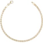 Bracelet or 18 carats 750 / 000 maille palmier jaune - femme - latelier dazur - les classiques de la ... Bracelet or 18 carats 750 / 000 maille palmier jaune - femme - latelier dazur - les classiques de la ...